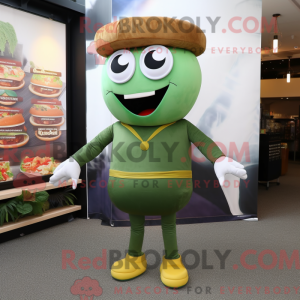 Maskottchenkostüm Olive...