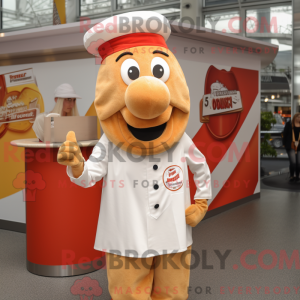 Cream Currywurst mascot...