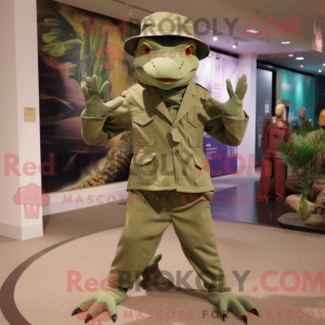 Oliven Komodo Dragon...