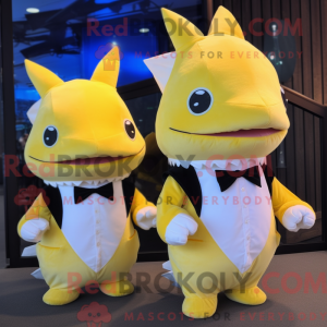 Gul Axolotls máscara de...