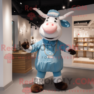 Disfraz de mascota Sky Blue...