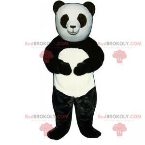 Mascota panda con ojos negros - Redbrokoly.com