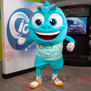 Personnage mascotte Cyan...