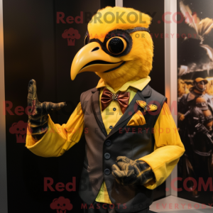 Gold Woodpecker mascot...