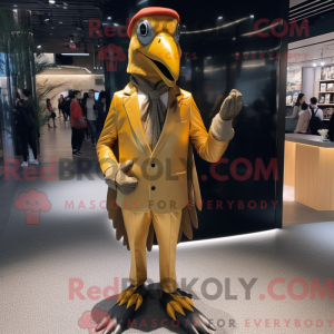 Gold Woodpecker mascot...