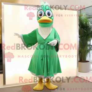 Green Goose mascottekostuum...