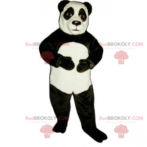 Klassisk panda maskot - Redbrokoly.com
