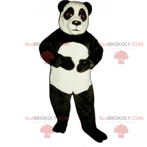 Mascotte classica del panda - Redbrokoly.com