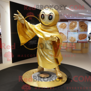 Gold Plate Spinner maskot...