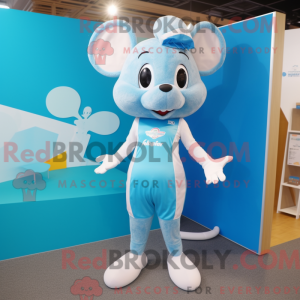 Postava maskota Sky Blue...