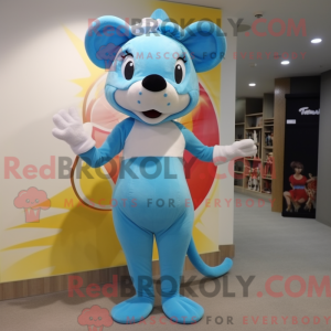 Postava maskota Sky Blue...