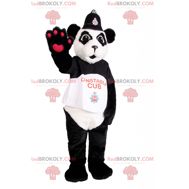 Mascotte de panda en tenue de policier - Redbrokoly.com Mascotte de panda en tenue de policier - Redbrokoly.com