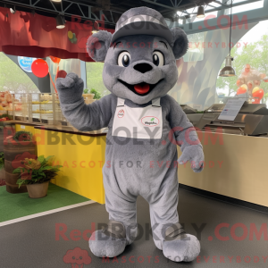 Disfraz de mascota Grey...