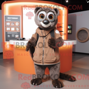 Disfraz de mascota Lemur...