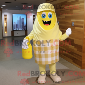 Lemon Yellow Bottle Of Milk...