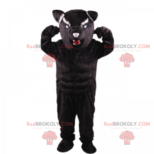 Aggressiv panter maskot - Redbrokoly.com