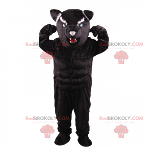 Aggressive panther mascot - Redbrokoly.com