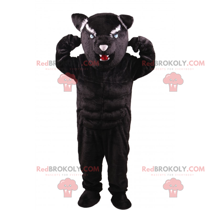 Aggressiv pantermaskot - Redbrokoly.com