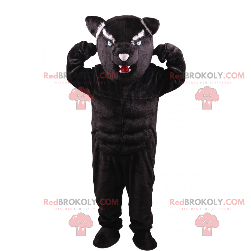 Aggressive panther mascot - Redbrokoly.com