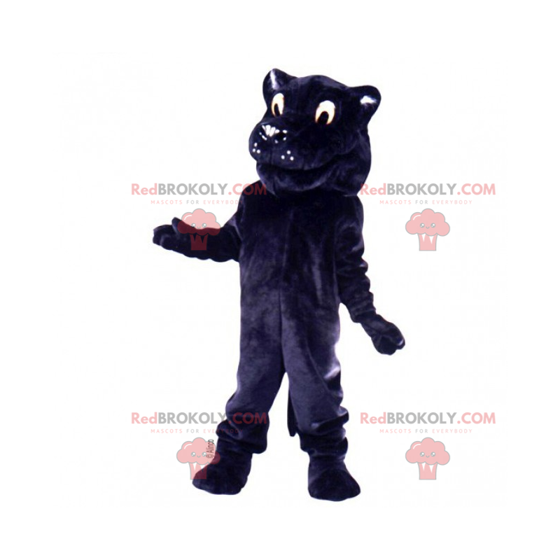 Mascotte pantera con mantello morbido - Redbrokoly.com