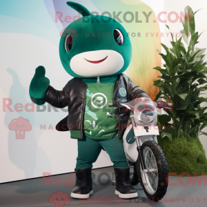 Forest Green Narwhal maskot...