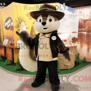 Tan Skunk mascot costume...