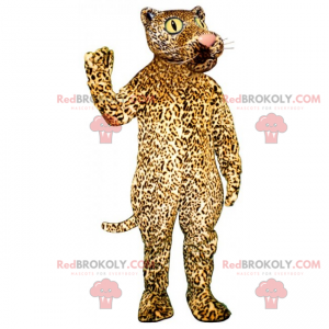 Mascota pantera con ojos grandes - Redbrokoly.com