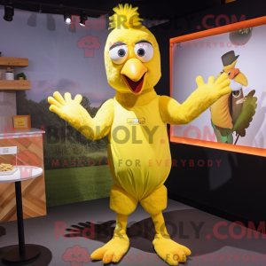 Kostým maskota Lemon Yellow...