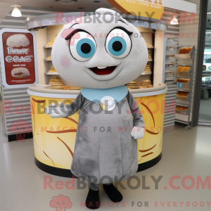 Gray Bagels mascot costume...