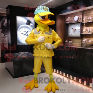 Maskottchenkostüm Yellow...