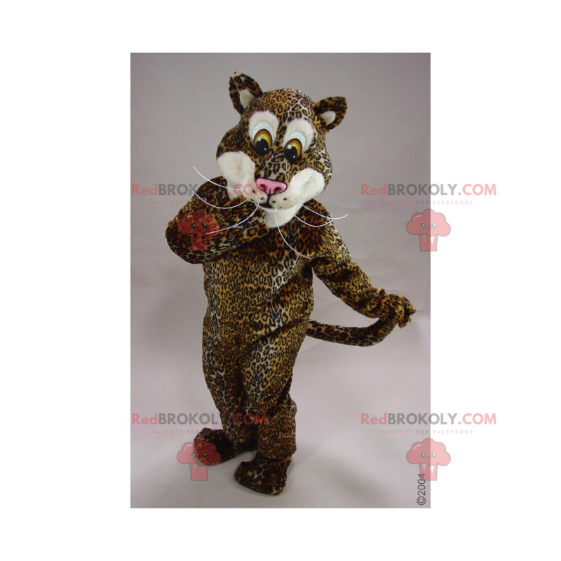 Mascota pantera con bigotes largos - Redbrokoly.com