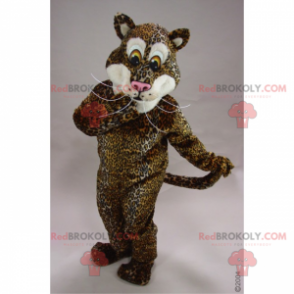 Mascota pantera con bigotes largos - Redbrokoly.com