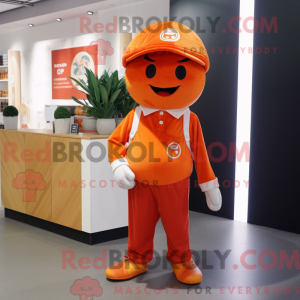 Personaggio mascotte Orange...