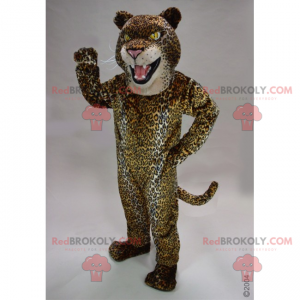 Panther mascotte met kleine vlekken - Redbrokoly.com