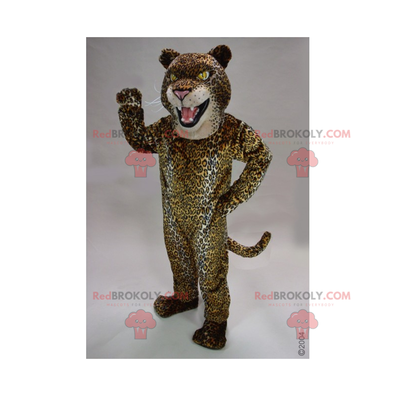 Panther maskot s malými skvrnami - Redbrokoly.com Panther maskot s malými skvrnami - Redbrokoly.com