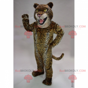 Panther maskot med små pletter - Redbrokoly.com
