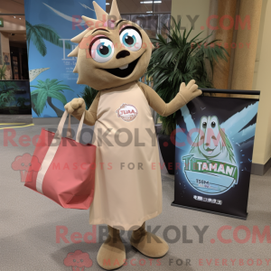 Tan Tuna maskot...