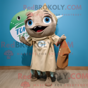 Tan Tuna maskot...