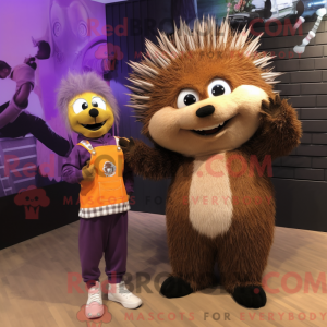 Porcupine mascot costume...