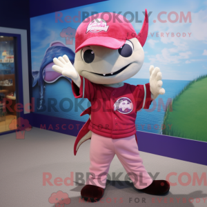 Disfraz de mascota Magenta...