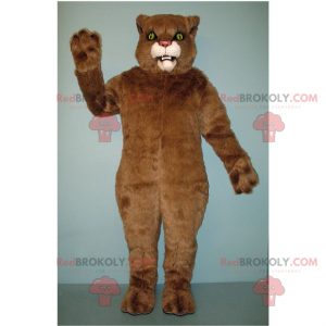Brown panther mascot - Redbrokoly.com