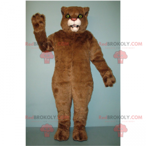 Mascotte de panthère marron - Redbrokoly.com