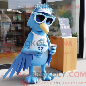 Postava maskota Sky Blue...