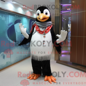 Pinguïn-mascottekostuum...