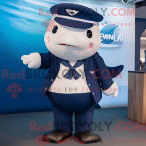 Maskottchenkostüm Navy...