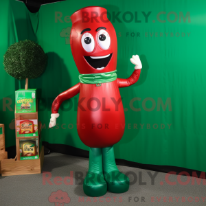 Waldgrüne Flasche Ketchup...
