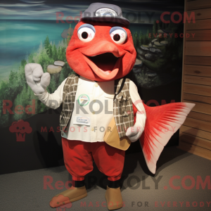 Red Salmon maskot...