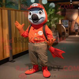 Red Salmon maskot...