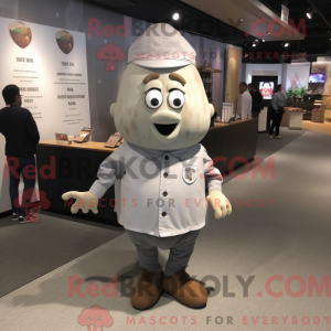 Postava maskota Grey Potato...