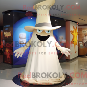 Kremowa maska Witch S Hat w...